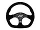 PRP Comp-R Suede Steering Wheel; Black (Universal; Some Adaptation May Be Required)